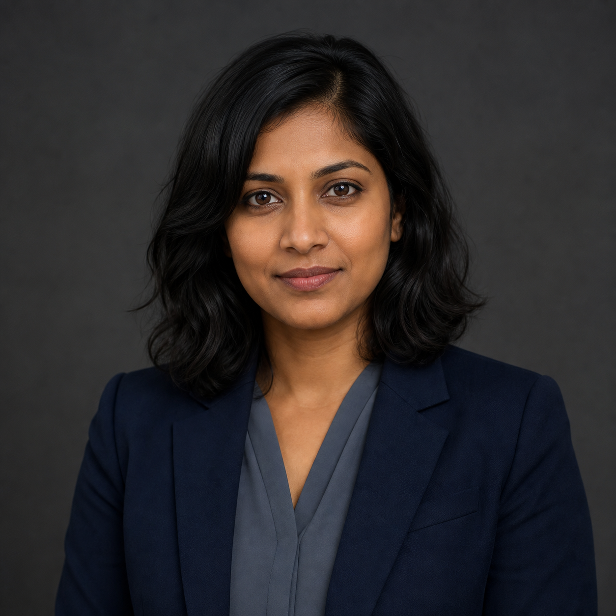 AI-generated illustrative portrait of Asha Rowan